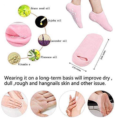 Gel Spa Moisturizing Socks for Cracked Heels | Soft Repair Socks | Deep Hydrating Foot Care for Men & Women