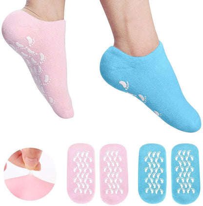 Gel Spa Moisturizing Socks for Cracked Heels | Soft Repair Socks | Deep Hydrating Foot Care for Men & Women